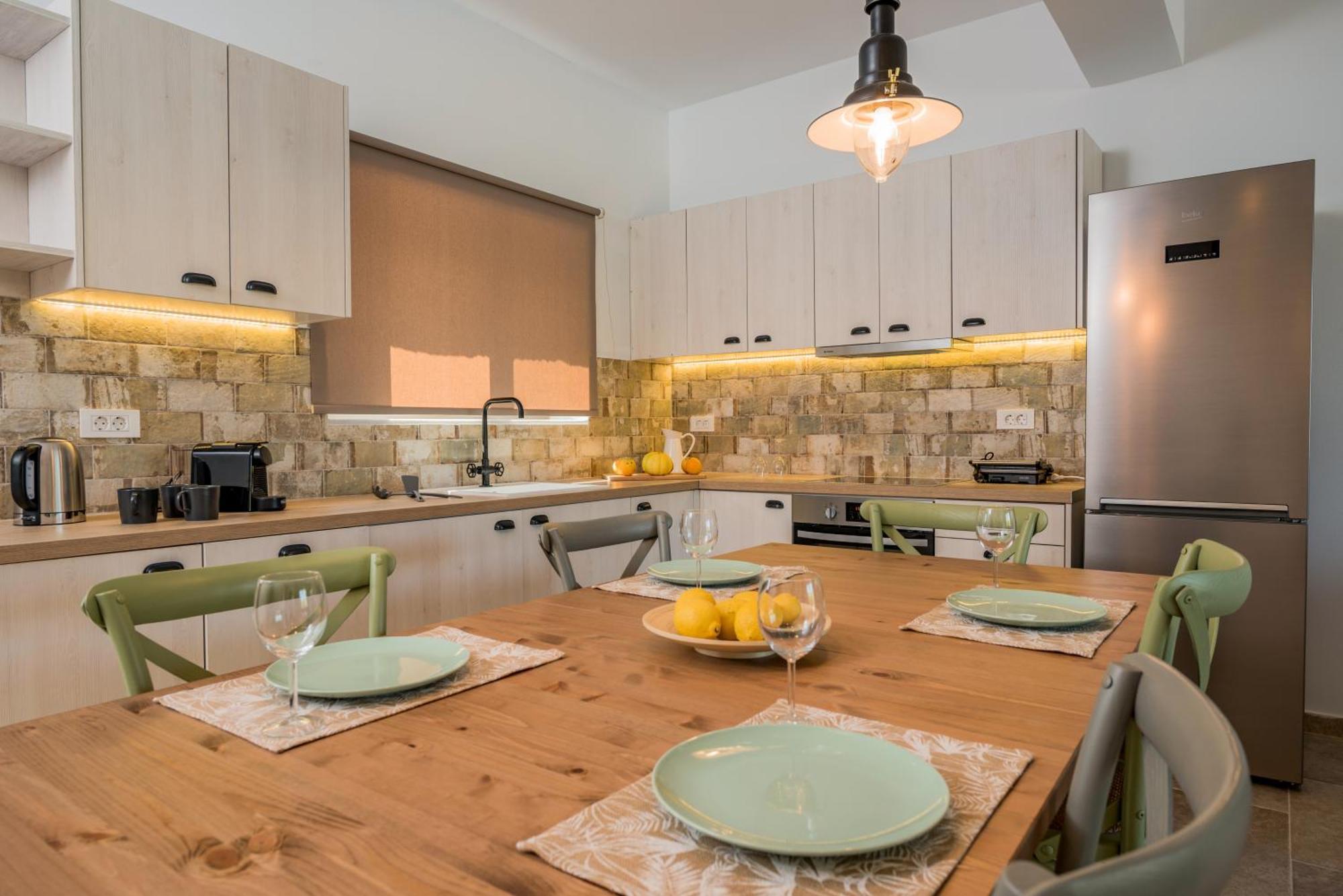 Astarte Villas - Petra Elia Private Villa With Pool พลานอส ภายนอก รูปภาพ