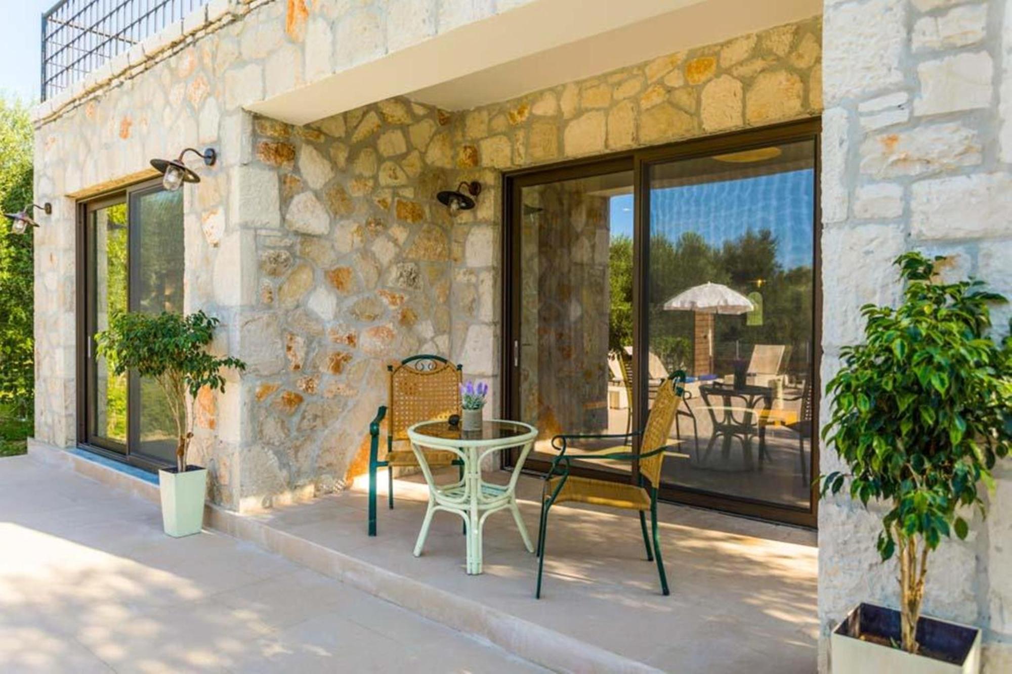 Astarte Villas - Petra Elia Private Villa With Pool พลานอส ภายนอก รูปภาพ