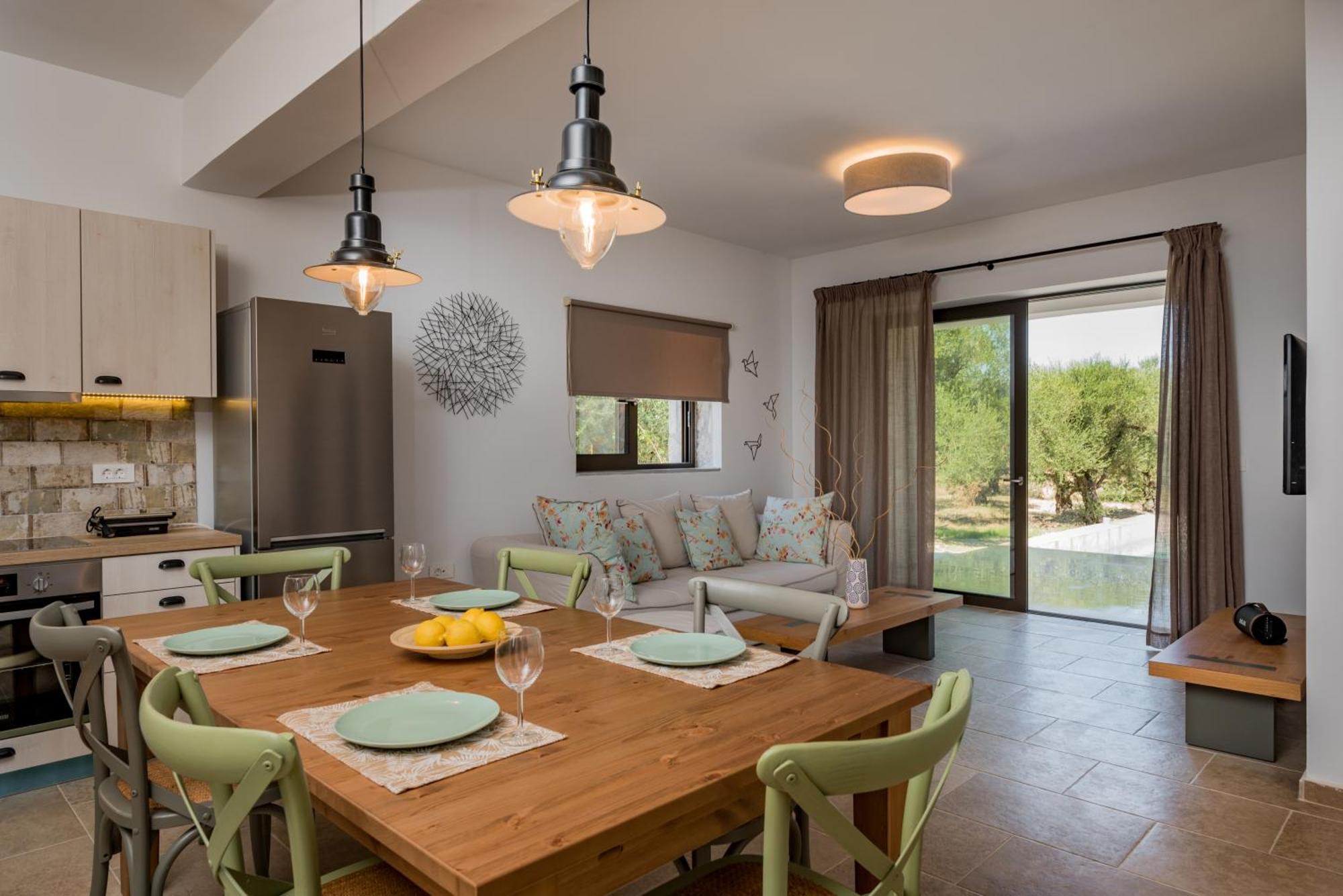 Astarte Villas - Petra Elia Private Villa With Pool พลานอส ภายนอก รูปภาพ